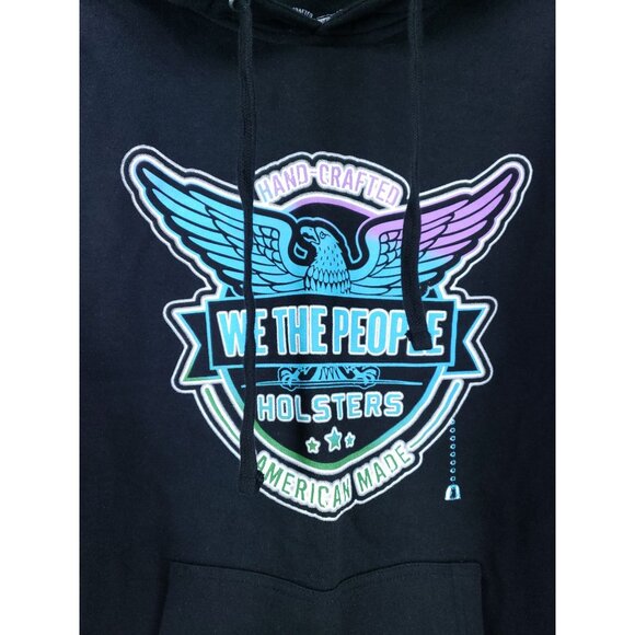 2 We The People Hooded Sweatshirts Mens Size Large Black - Picture 13 of 13